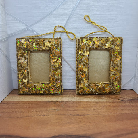 Set of 2 Fabric Picture Frames